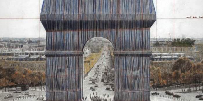 L'Arc de Triomphe empaqueté par Christo (2ème date !)