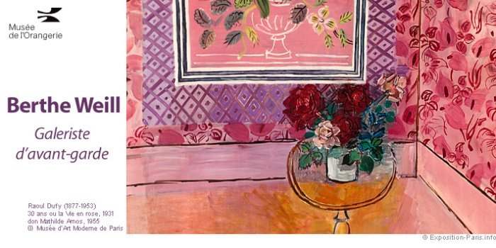 Expo Berthe Weill, galieriste d'avant garde à l'Orangerie